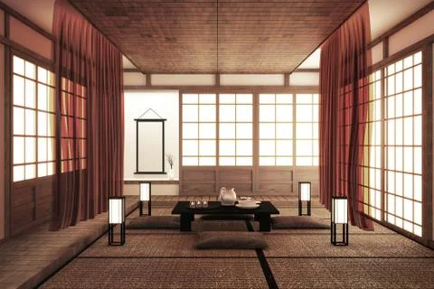 Designing the most beautiful Mock up, Designed specifically in Japanese style Stock Illustration