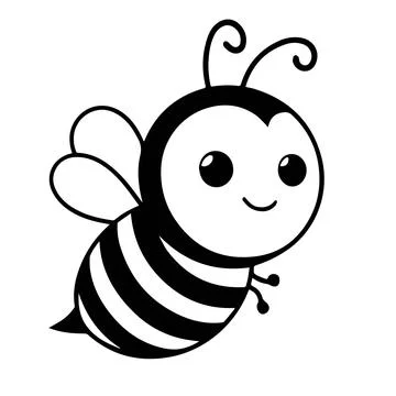 Designing the Perfect Cute Bee Vector Logo-1 Stock Illustration
