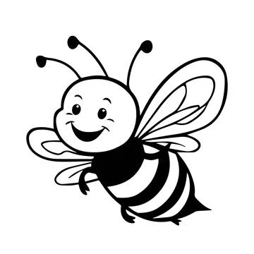 Designing the Perfect Cute Bee Vector Logo-4 Stock Illustration