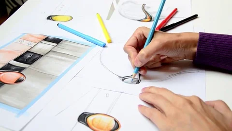 Designing wearable devices Stock Footage 70170921
