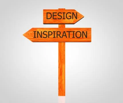 Design,inspiration text Stock Illustration