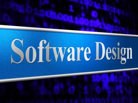 Designs design meaning shareware model and designed Stock Illustration