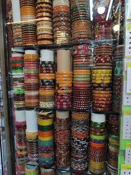 Desiner bangles Foto stock