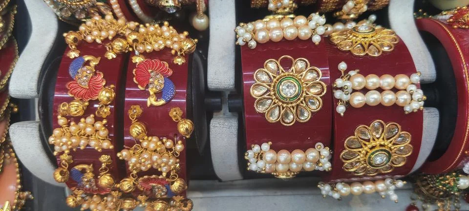 Desiner bangles 스톡 사진