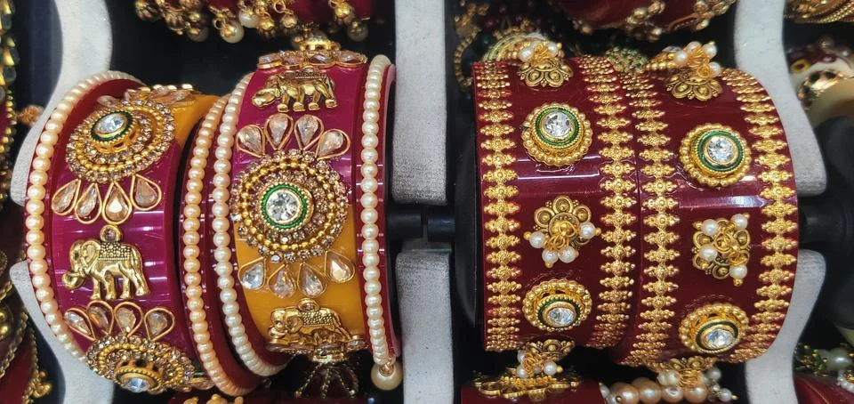 Desiner bangles Stock Photos