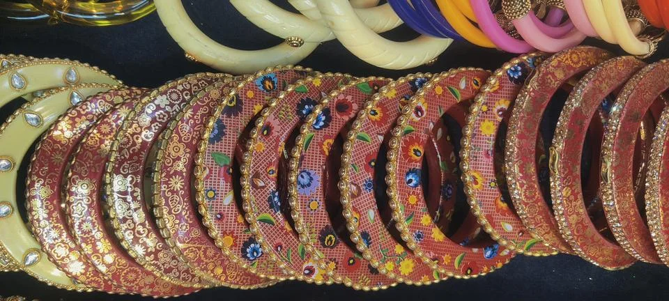 Desiner bangles Stock Photos