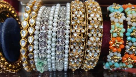 Desiner bangles Stock Photos