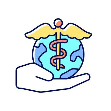 Desire to help future generations RGB color icon Stock Illustration