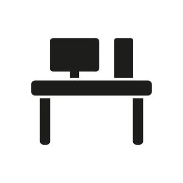 Desk bedroom icon vector basic design Stock Illustration