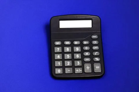 Desk calculator Stock Photos
