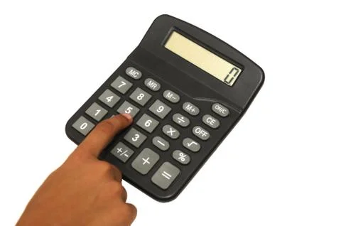 Desk Calculator Stock Photos