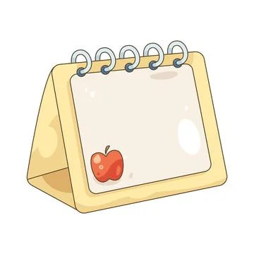 Desk calendar Stock Illustration