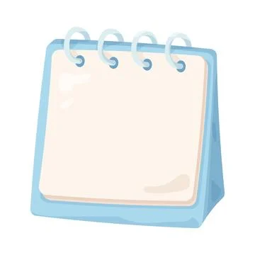 Desk calendar Illustrazione stock
