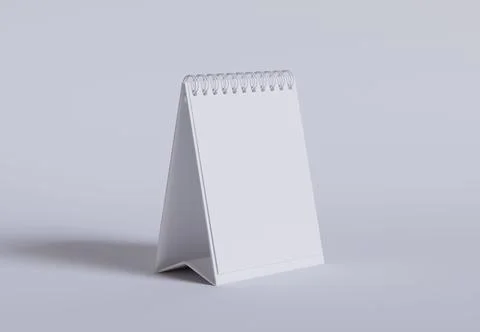 Desk Calender 3D Stock Illustration