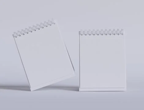 Desk Calender and rendered with 3D software Stock Illustration