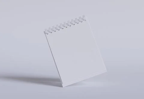 Desk Calender set blank Stock Illustration