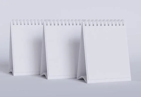 Desk Calender set color Иллюстрация