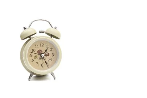 Desk clock with blank space Foto stock