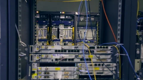 Desk computer server Stock Footage 47835224