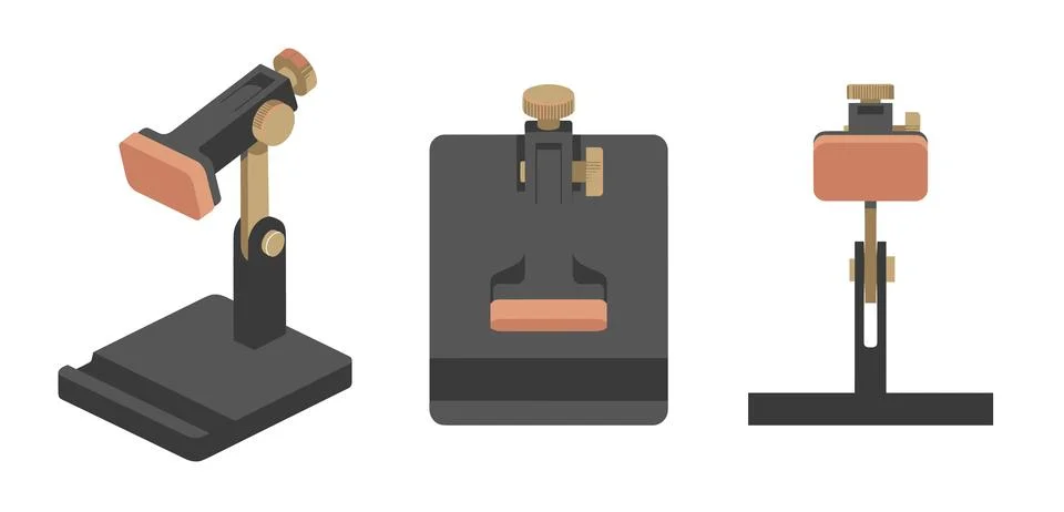 Desk Document Clamp Stock Illustration