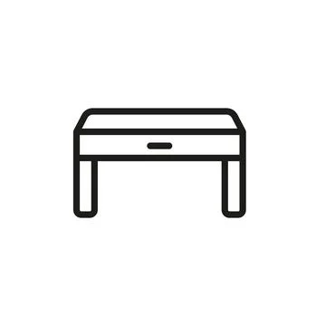 Desk icon vector design templates simple and modern Stock Illustration
