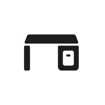 Desk icon vector design templates simple and modern Stock Illustration