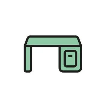 Desk icon vector design templates simple and modern Stock Illustration