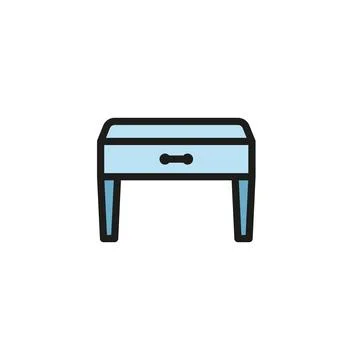 Desk icon vector design templates simple and modern Stock Illustration
