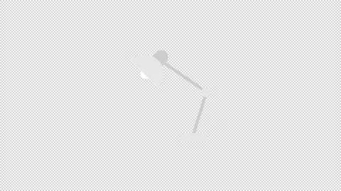 Desk Lamp Flat Icon Video stock 205060813