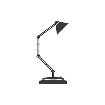 Desk lamp icon Stock Illustration