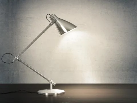 Desk lamp Stock Illustration