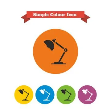 Desk lamp Stock-Illustration