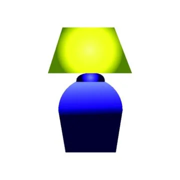 Desk lamp Stock Illustration