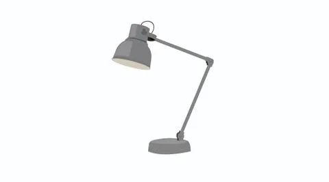 Desk Lamp Stock Illustration