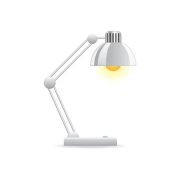 Desk lamp Stock Illustration