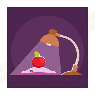 Desk-lamp Stock Illustration