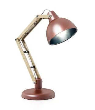 Desk lamp isolated on white background. 3D illustration Stock Illustration