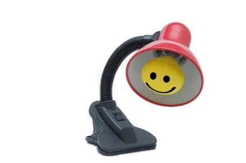 The desk lamp Stock Photos