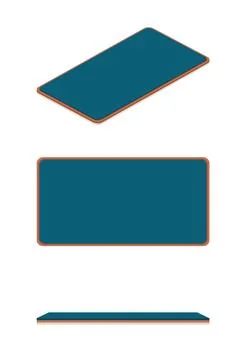 Desk Mat 스톡 일러스트