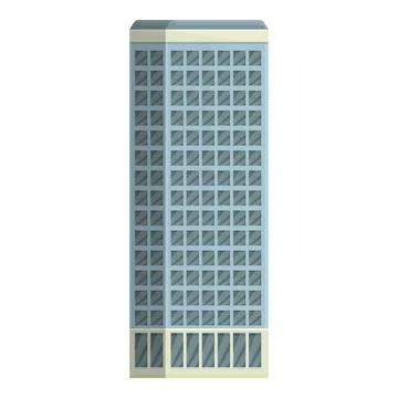 Desk multistory icon cartoon vector. Building house Ilustración de archivo