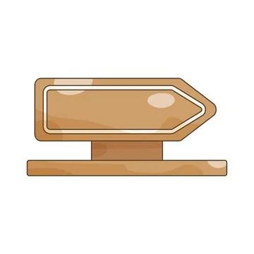Desk nameplate Stock Illustration