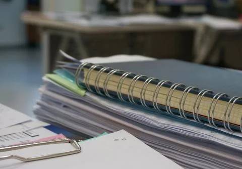 On desk in office Stock Photos