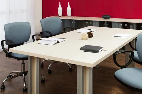 Desk in office Foto stock