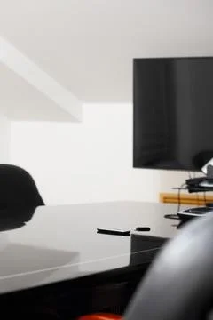 Desk in the office Stock Photos