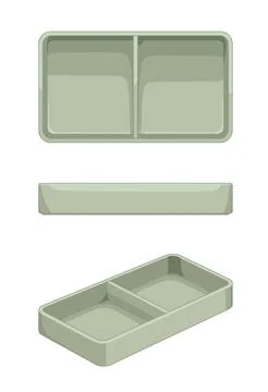 Desk Organizer Tray Stock Illustration