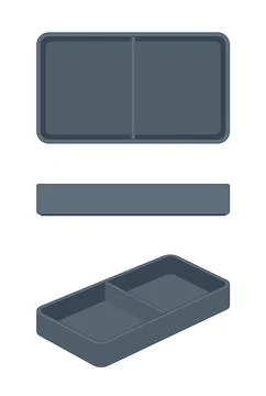 Desk Organizer Tray Stock Illustration