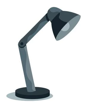 Desk study lamp isolated Stock-Illustration