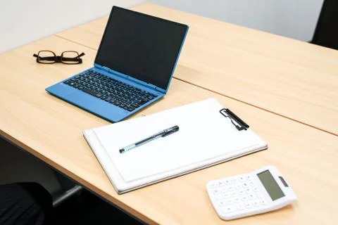 Desk work of image Stock Photos
