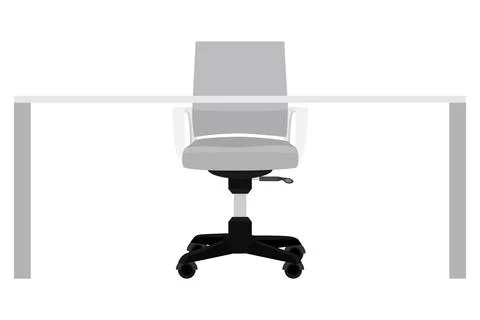 Desk workspace Stock Illustration
