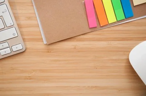 Desk workspace for small creative new business Foto stock